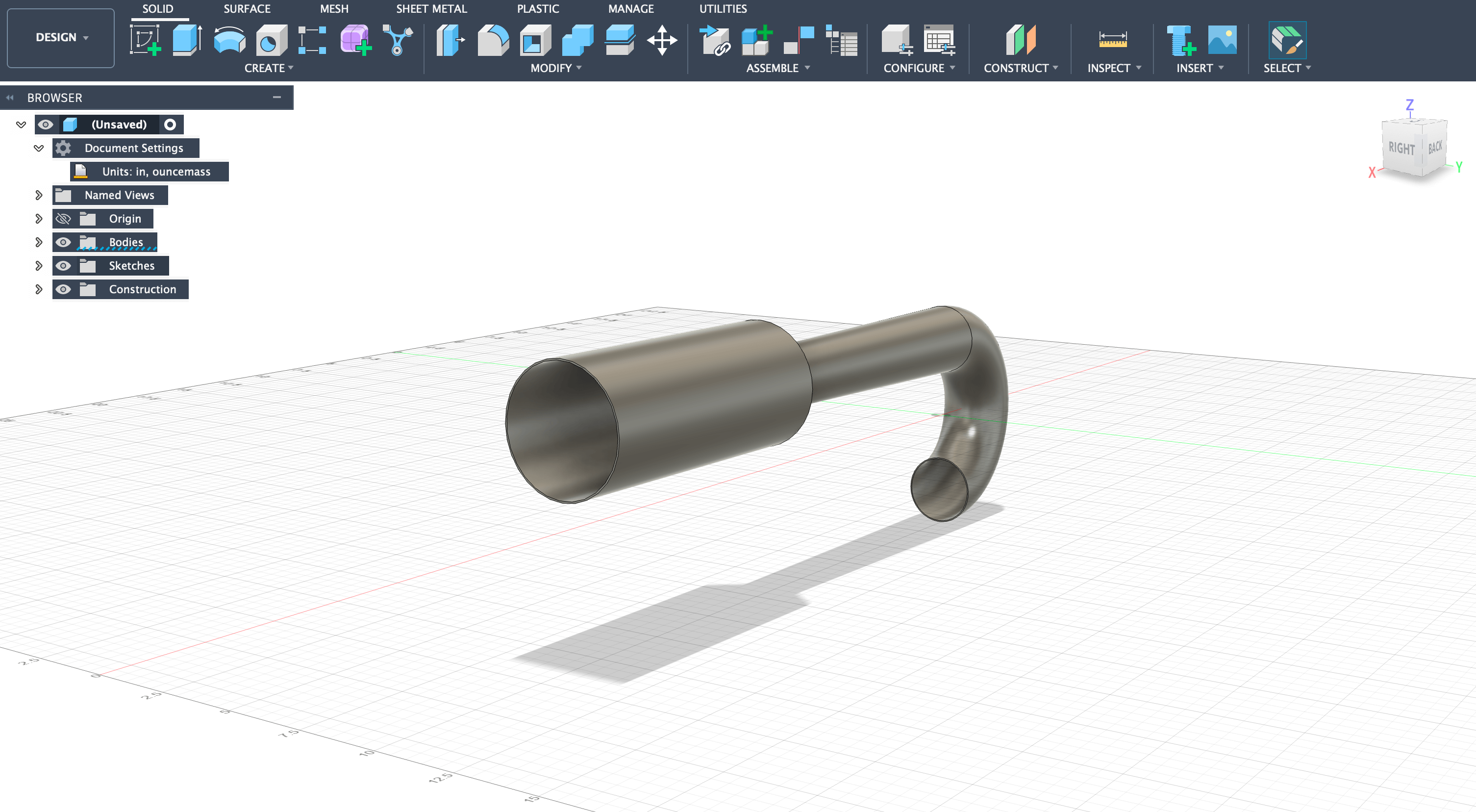 Lower exhaust section